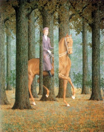 La firma en blanco, René Magritte
