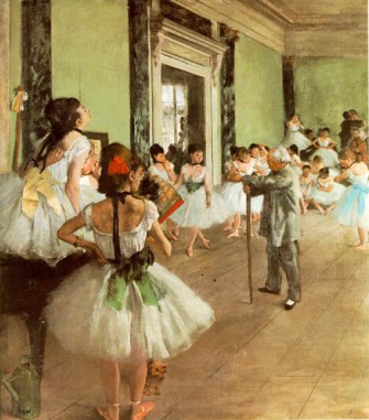Edgar Degas, clase de danza