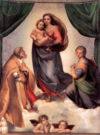 MADONNA SIXTINA, Rafael Sanzio