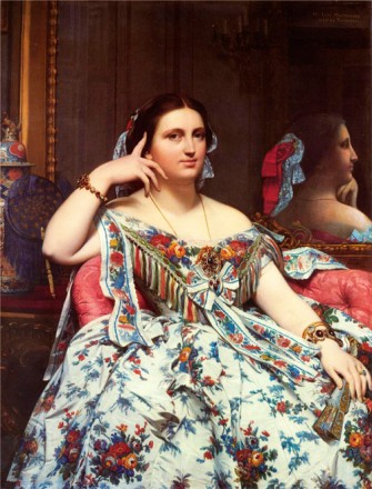 Madame Moitessier Sentada, Auguste-dominique Ingres