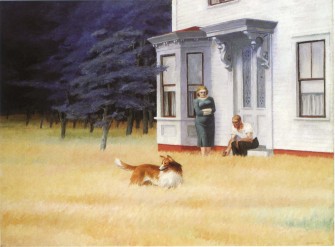 Cape Cod al atardecer de Edward Hopper