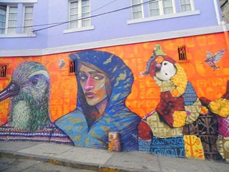 ValparaÃ­so, epicentro del arte urbano en Chile