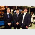 Naoto Sakuragi, Víctor Rebolledo y Germán Morandé