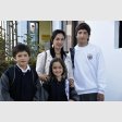 Andrea Mena y Gustavo, Irina y Pablo Toth