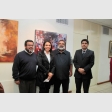 Juan Pablo Garrido, Olga María, Mario Pereira y Hernán Cáceres