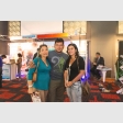 Sandy Véliz, César Barraza y Paula Espoz
