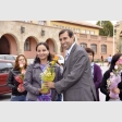 María Veas y el Intendente de la región Sergio Gahona
