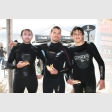 Daniel Escobar, Michel Ohaco y Enzo Mettifogo
