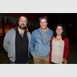 Cristian Lama, Eduardo Gálvez y Alejandra Olivares