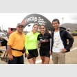 Ernesto Muñoz, Kelly y Susan Barraza y Luis Sepúlveda 