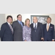 Salvador Sedó, Diputado Comunidad Europea; Andrew Cave, María Eugenia de Ramírez, Manuel Ramírez, socio del Estudio, Juan Carlos Manríquez, pdte. de Col. de Abogados