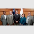 Sharif Chacoff, Óscar Saavedra, Carlos Navarrete, Laura Díaz y Kendros Tello