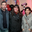 Alexis Triviños, Cristina Saavedra y Belén Torrejón