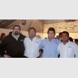 Cristián Villarroel, Walter Mora, Antonio Martínez y Cristián Castillo