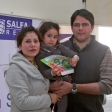 Claudia Berríos; Francisca y Mauricio Araya