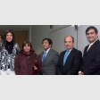 Karen Rojo, Mónica Carrasco, Vicente Supanta, Ismael Riveros y Adolfo Henríquez