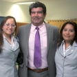 Vanessa González, Carlos Beltrán y Fabiola Mora