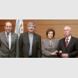 Jorge Tabilo, Pablo Lizama, Cristina Gajardo y Carlos Espinosa