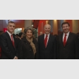 Claudio Melandri, Virginia Reginato, alcaldesa Viña del Mar; Mauricio Larraín y Christian Schmidt
