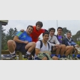 Álvaro Ramírez, Martín Ruete, Cristián González, Javier Placencio, Cristóbal Araya y Bastián Guitart