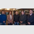 José Luis Andrade, director; Pablo Luna, presidente; Gregorio Jusid, director; Casimiro Perocarpi, autor del libro y Humberto Rodríguez, vicepresidente Club Unión
