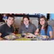 Enzo González, Alejandra Moreira y Catalina González