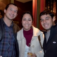 Diego Ortega, Carol Jiménez y Paulo Marchant