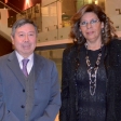 Arnoldo Imalay, vicerrector; y Susana Franco