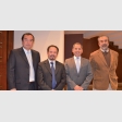Rubén Hernández, Mauro Barahona, José Mora y Leoncio Martínez