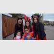 Karen Raboy, Constanza Rosset, Rosario Araos; Daphne e Isaac Raboy