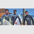 Diego Castro, Rodrigo González y Benjamín Rioseco