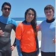 Esteban Gasparac, Florencia Novella y Kevin Riegel