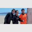 Bruno Gallardo, Fernanda Olivares y Felipe Verdugo