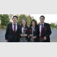 Joaquín Aguayo, Alexandra Bjanes, Valentina Baeza y Gustavo Rabanal