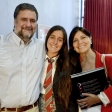 Mario y Antonia Valdivia; y Flor María Araya