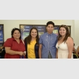 Teresa Bernales, Leslie Concha, Franco y Margarita Romero