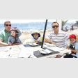 Tommy y Keira Moller; Alonso, Christian y Martín Paulsen