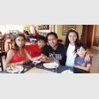 Ingrid Oyarce, Ignacia, Alfredo, Constanza y Benjamín Morales