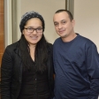 Yadiris García y Saul Bustamante