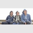 Francisco García, Hermes Didier y Sebastián Figueroa