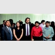 Agustín Vilca, Ghislayne Merino, Marcos Gómez, Héctor Barreda y Freddy Cáceres