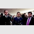 Felipe Valdés, Juan Bustos y Claudio Romero