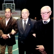 Simón Peralta, Walter Terrazas y Carlos Espinosa 