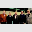 Gustavo Montenegro, Jaime Araya, Luis Cortés, Jorge Roces y Enrique Galleguillos