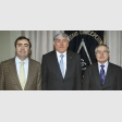 Daniel Villarroel, Jaime Gutiérrez y Eduardo Poblete