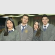 María José Muñoz, Benjamín Aqueveque, Catalina Salas y Matías Oliva