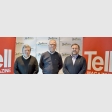 Marcelo Sosa, gerente zonal Tell Magazine; Charles Jacobsthal, gerente general Radisson Petra Concepción y Carlos Varas, director comercial Tell Magazine