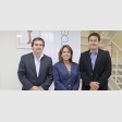 Rodrigo Heredia, Jeannette Sheward y Pablo Pino