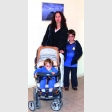 Julia Arias; Tiago y Simón Barba