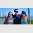 Camila Riquelme, Patricio Pérez y Andrea Riquelme